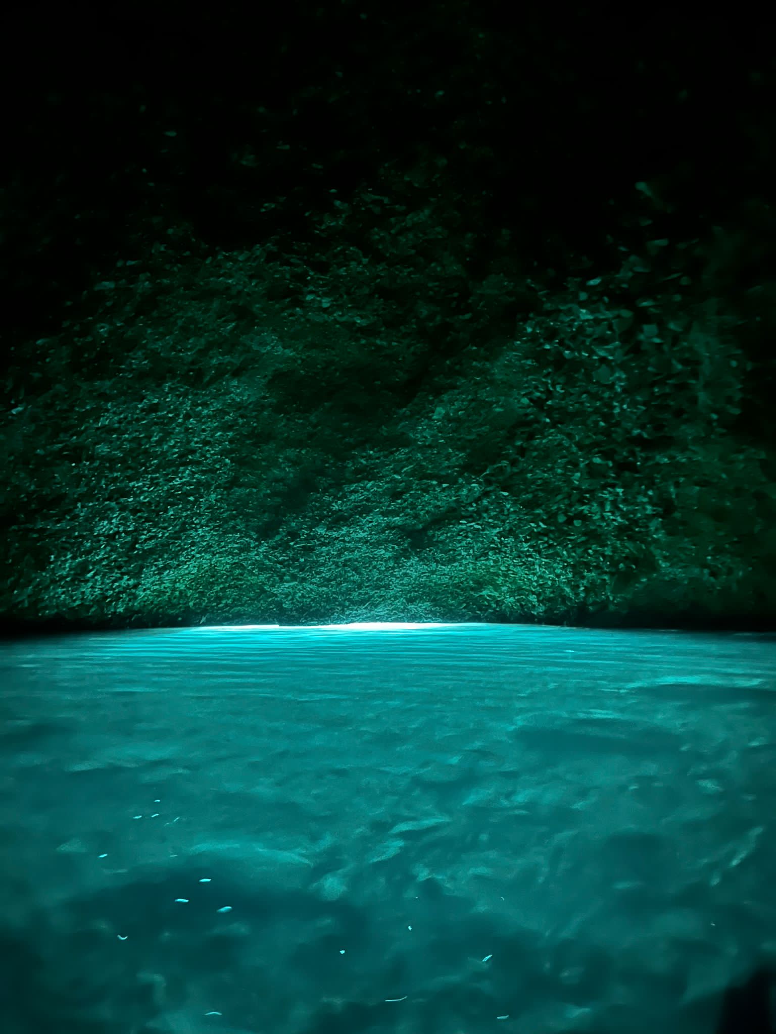 De blauwe grot, bijna onwerkelijk mooi